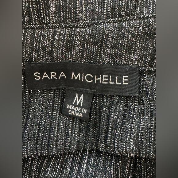 New ~ SARA MICHELLE ~ Long Sleeve Button Down Blouse Top Size M - Picture 4 of 7